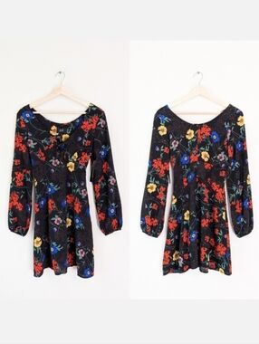 🦋LAST🦋 NWT Goldie London Floral Long-Sleeve Mini Dress